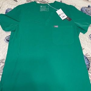 Figs Safety Green Top - Medium